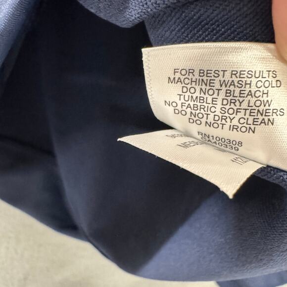 Peter Millar 1/4 Zip Mens Medium Blue Perth Performance Golf Top MOTOR SUPPLY - Picture 6 of 7